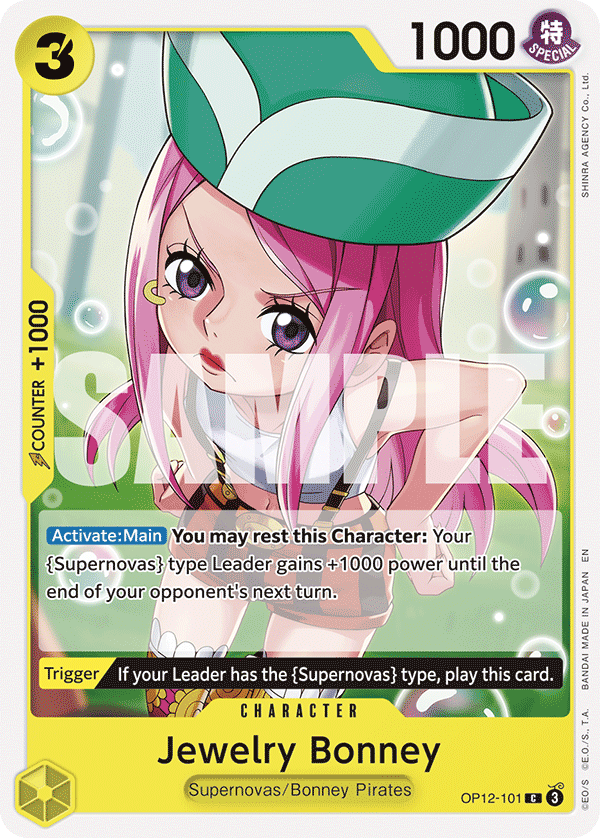 Jewelry Bonney (101) OP12-101 One Piece TCG