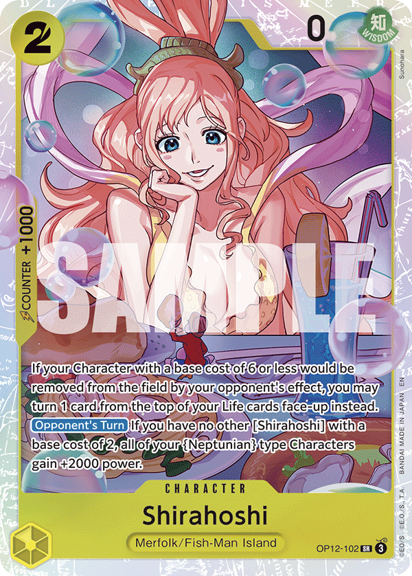Shirahoshi OP12-102 One Piece TCG