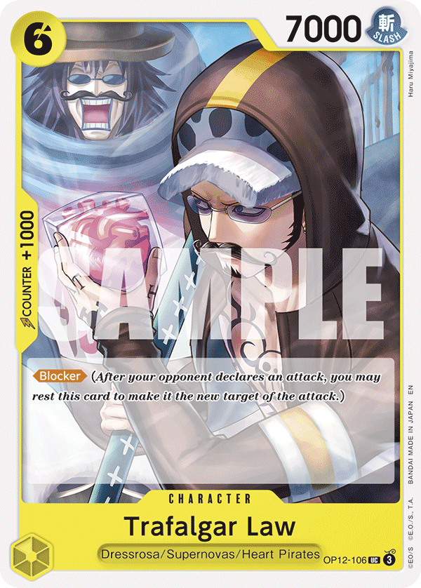 Trafalgar Law (106) OP12-106 One Piece TCG