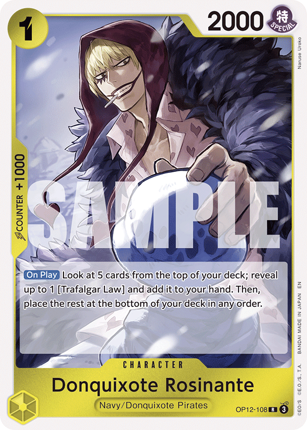 Donquixote Rosinante (108) OP12-108 One Piece TCG