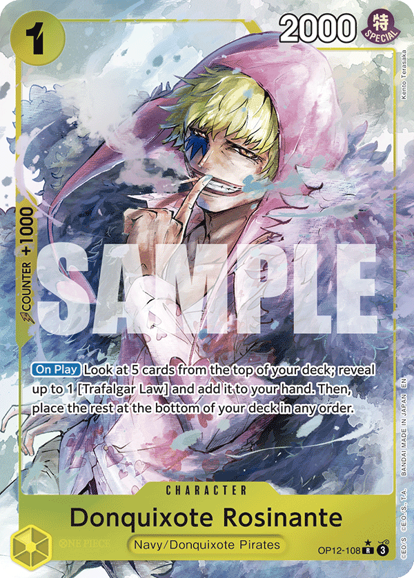 Donquixote Rosinante (108) (Alternate Art) OP12-108_p1 One Piece TCG