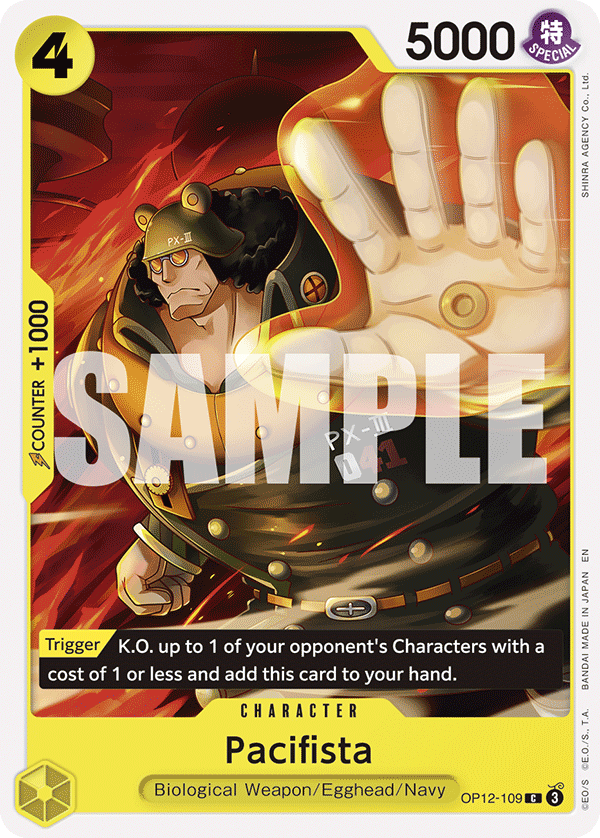 Pacifista OP12-109 One Piece TCG