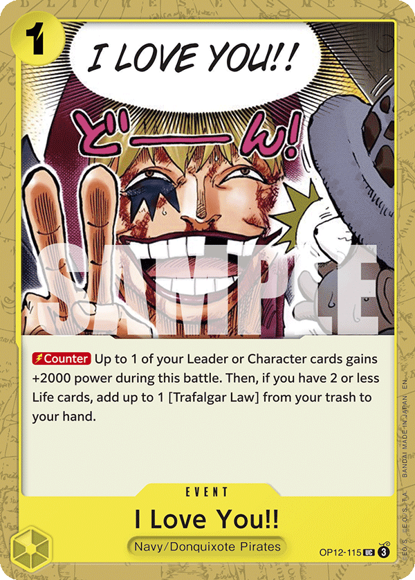 I Love You!! OP12-115 One Piece TCG