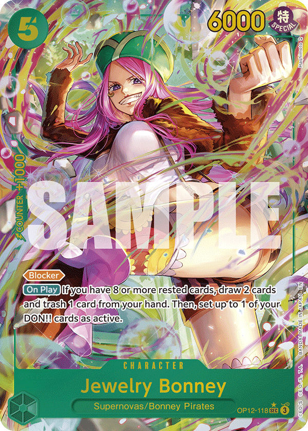 Jewelry Bonney (118) (Alternate Art) OP12-118_p1 One Piece TCG