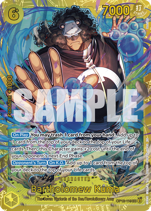 Bartholomew Kuma OP12-119 One Piece TCG