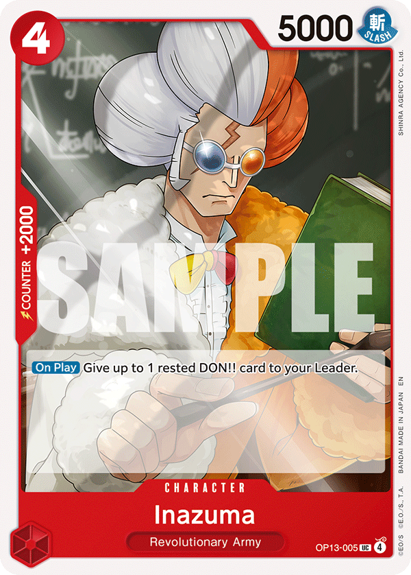 Inazuma OP13-005_r1 One Piece TCG