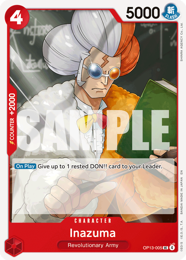 Inazuma OP13-005 One Piece TCG