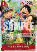 Ace & Sabo & Luffy OP13-007 One Piece TCG