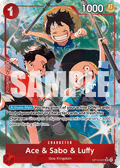 Ace & Sabo & Luffy (Alternate Art) OP13-007_p1 One Piece TCG
