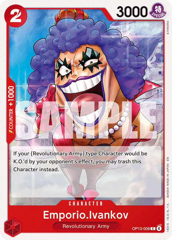 Emporio.Ivankov OP13-008-r1 One Piece TCG