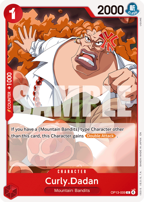 Curly.Dadan OP13-009 One Piece TCG