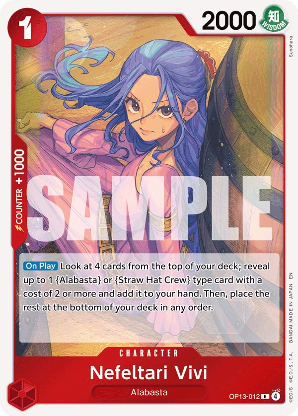 Nefeltari Vivi OP13-012 One Piece TCG