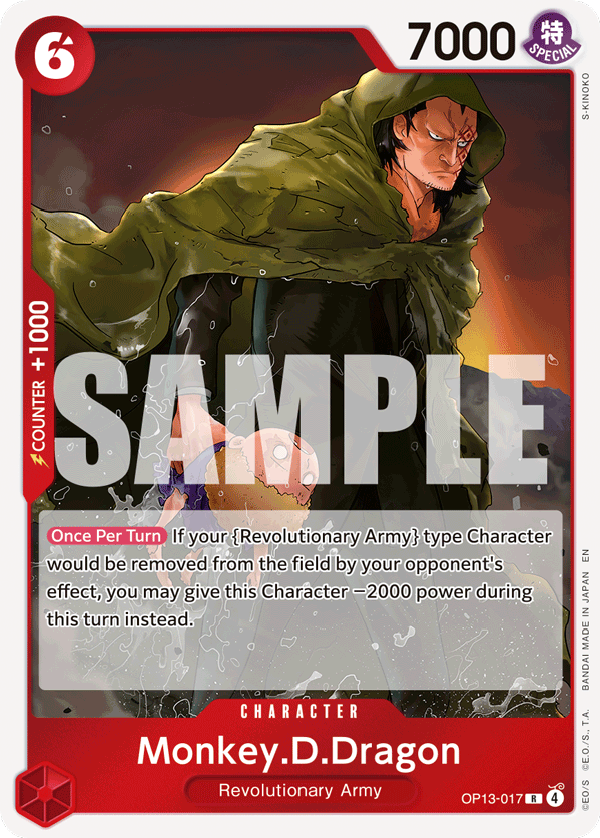 Monkey.D.Dragon OP13-017 One Piece TCG