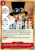 But Ace Here Said You Deserved It!! OP13-019 One Piece TCG