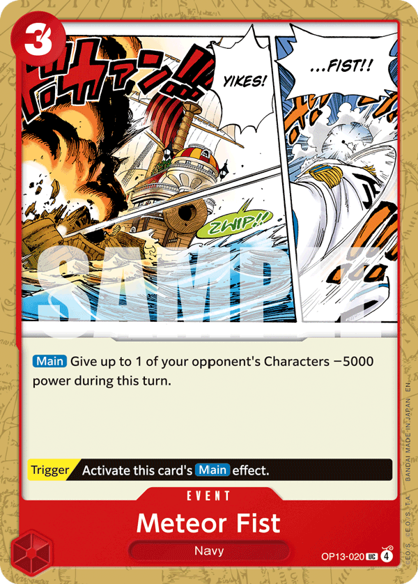 Meteor Fist OP13-020 One Piece TCG