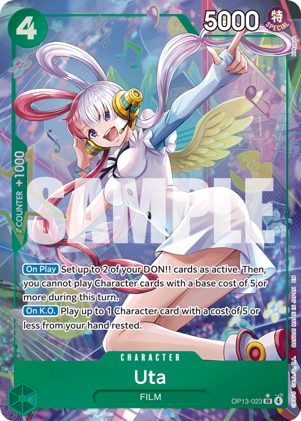 Uta (Alternate Art) OP13-023_p1 One Piece TCG