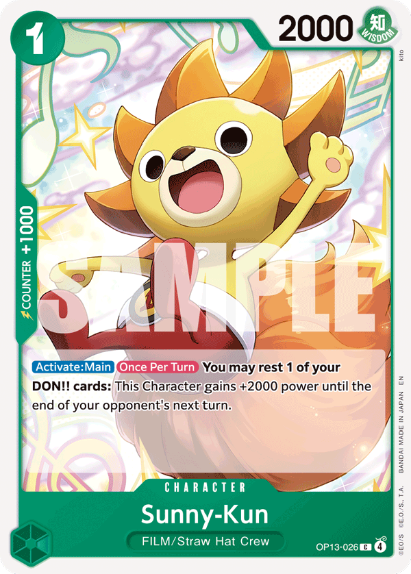 Sunny-Kun OP13-026 One Piece TCG