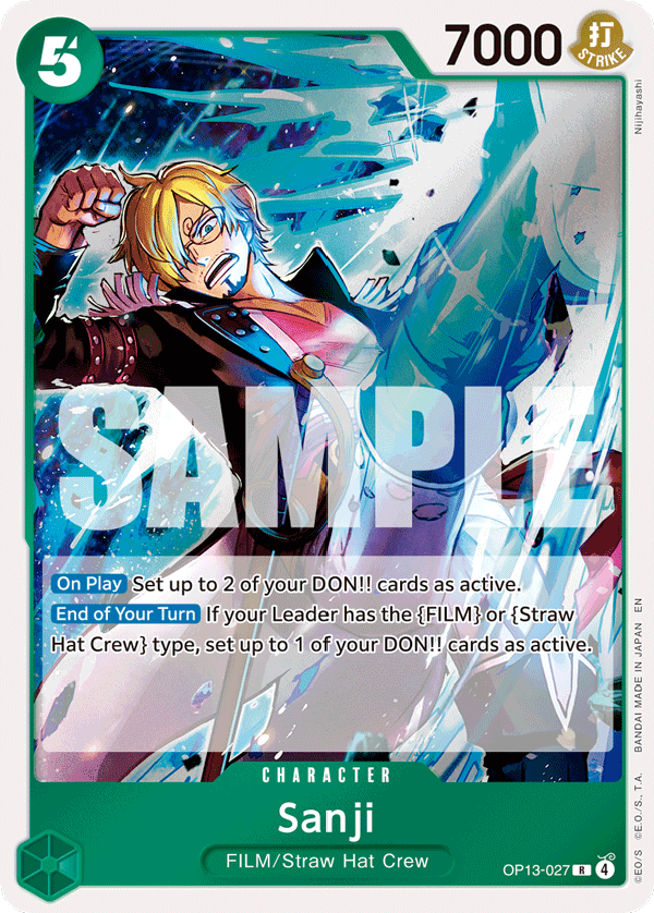Sanji OP13-027 One Piece TCG