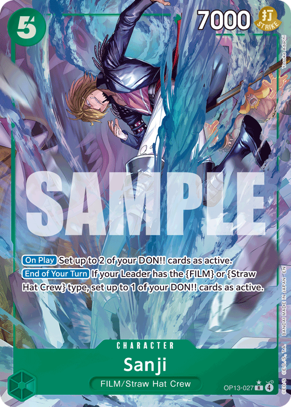 Sanji (Alternate Art) OP13-027_p1 One Piece TCG