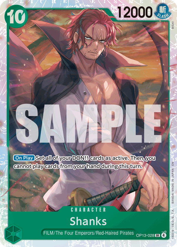 Shanks (028) OP13-028 One Piece TCG