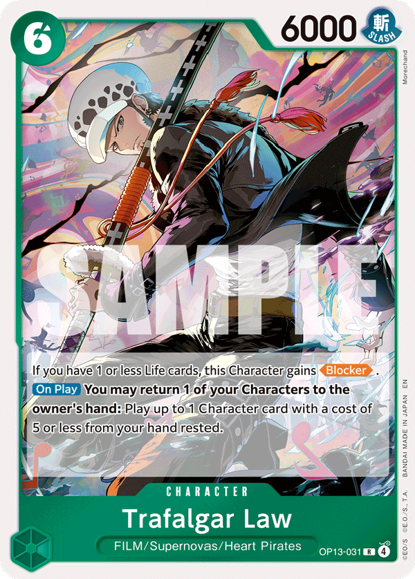 Trafalgar Law OP13-031 One Piece TCG