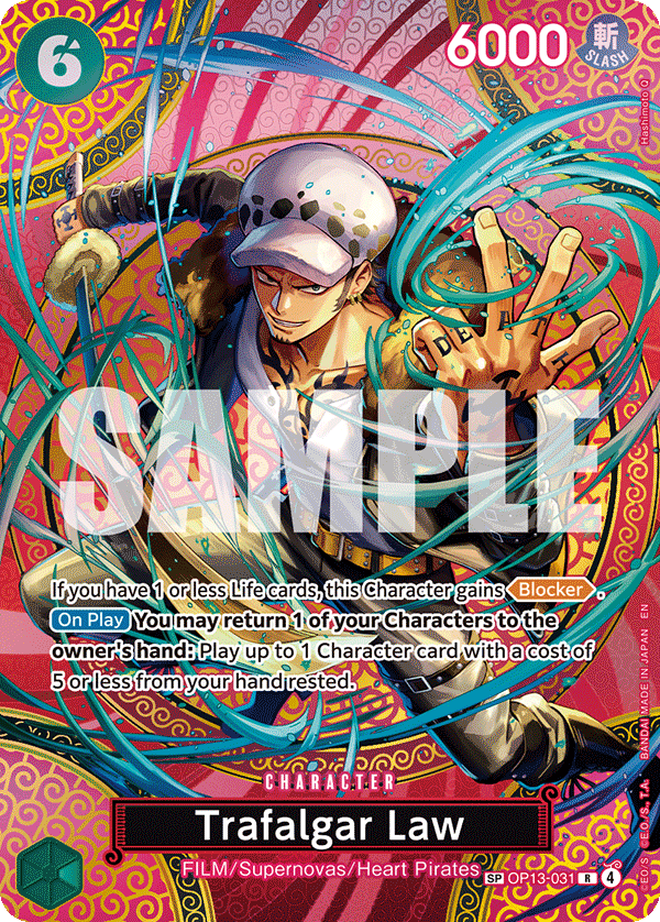 Trafalgar Law (SP) OP13-031_p1 One Piece TCG