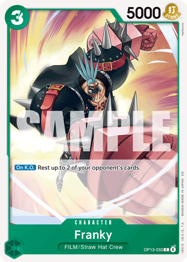 Franky OP13-033 One Piece TCG