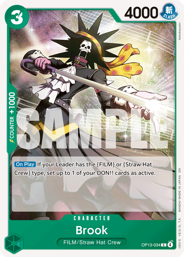 Brook OP13-034 One Piece TCG