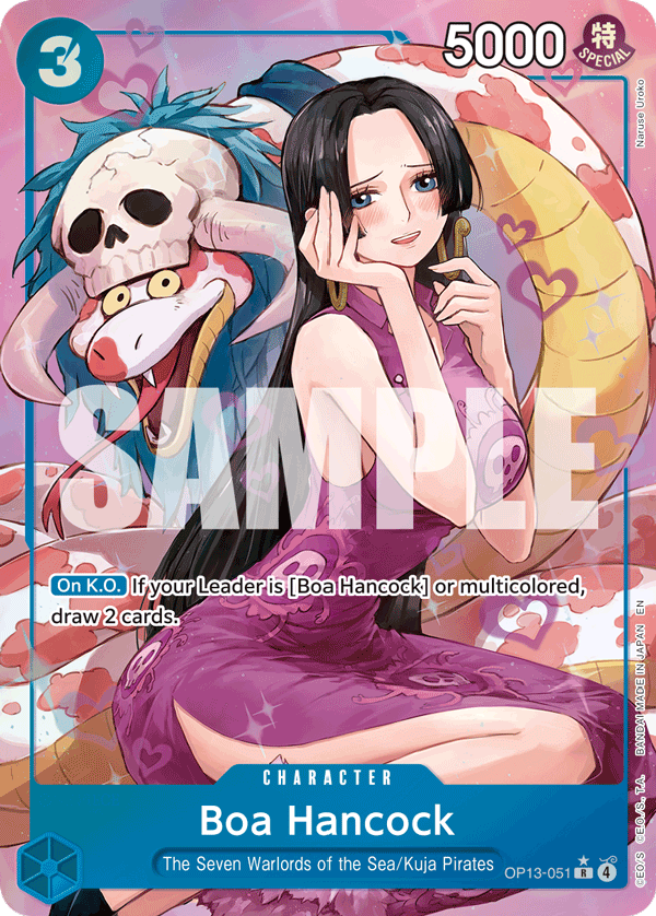 Boa Hancock (Alternate Art) OP13-051_p1 One Piece TCG