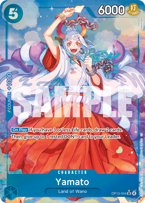 Yamato (Alternate Art) OP13-054_p1 One Piece TCG