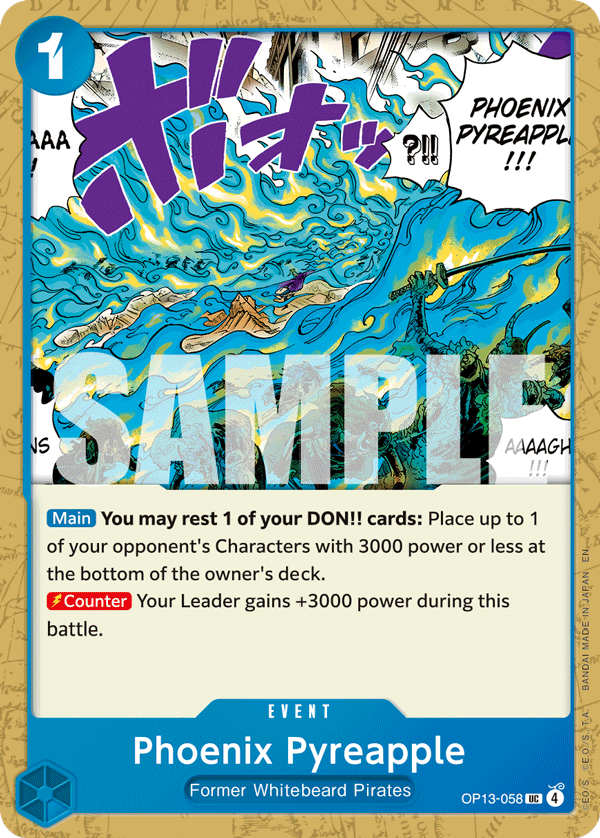 Phoenix Pyreapple OP13-058 One Piece TCG