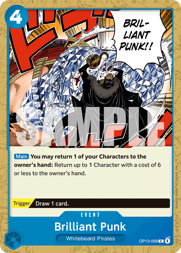 Brilliant Punk OP13-059 One Piece TCG