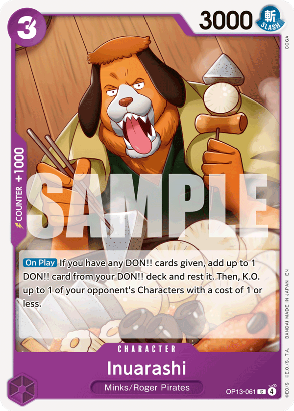 Inuarashi OP13-061 One Piece TCG