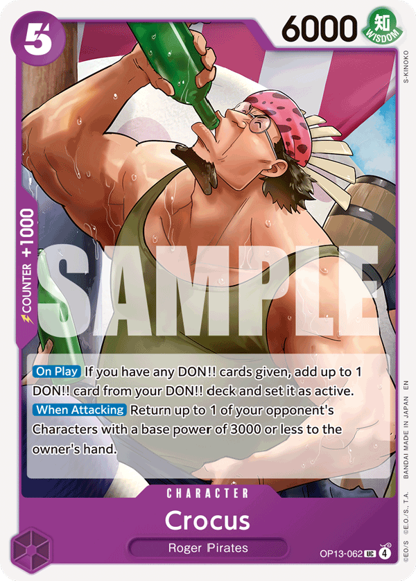Crocus OP13-062 One Piece TCG