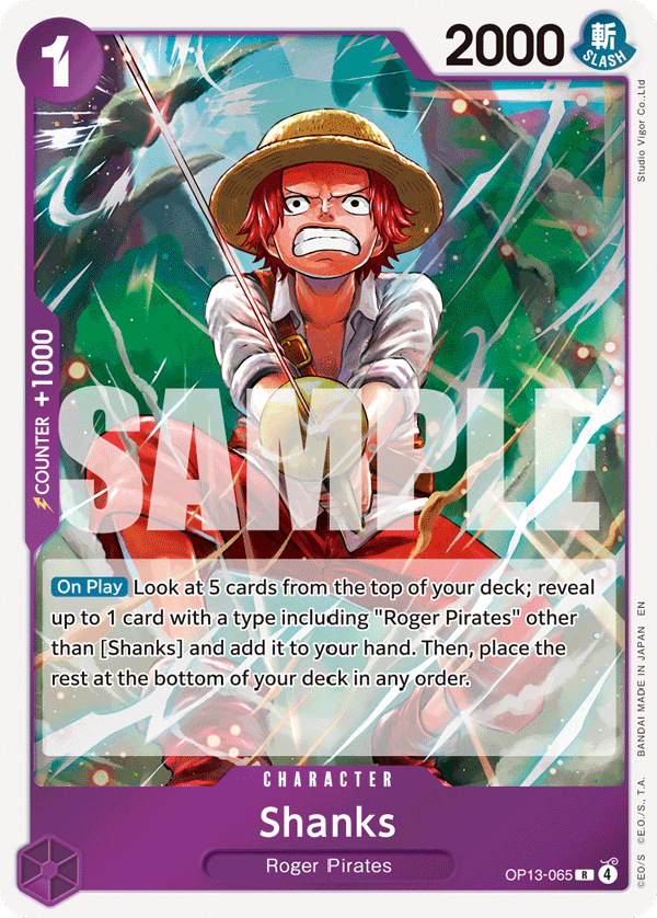 Shanks (065) OP13-065 One Piece TCG