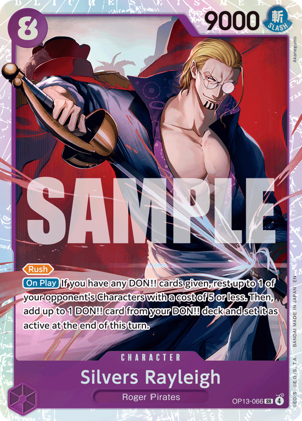 Silvers Rayleigh OP13-066 One Piece TCG