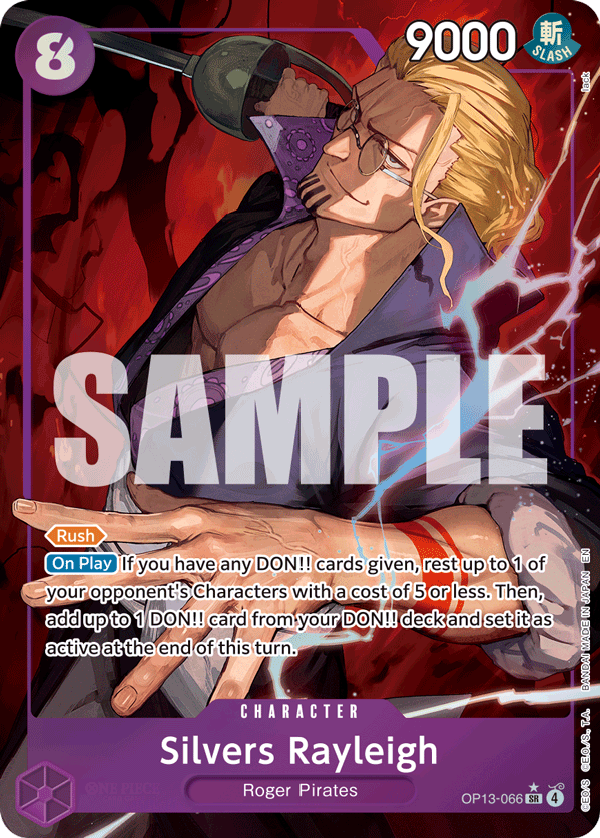 Silvers Rayleigh (Alternate Art) OP13-066_p1 One Piece TCG