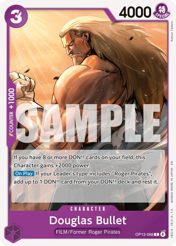 Douglas Bullet OP13-068 One Piece TCG