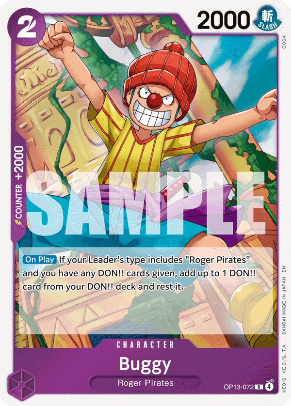 Buggy OP13-072 One Piece TCG