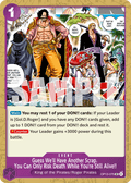 Guess We'll Have Another Scrap. You Can Only Risk Death While You're Still Alive!! OP13-075 One Piece TCG
