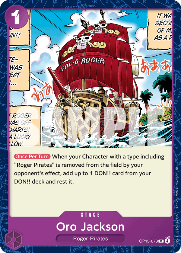 Oro Jackson OP13-078 One Piece TCG