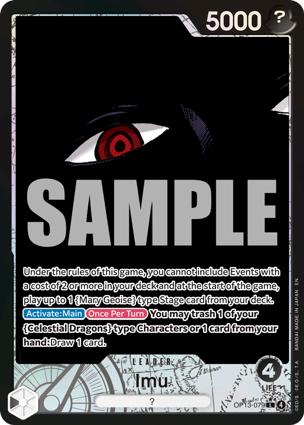 Imu (Alternate Art) OP13-079_p1 One Piece TCG