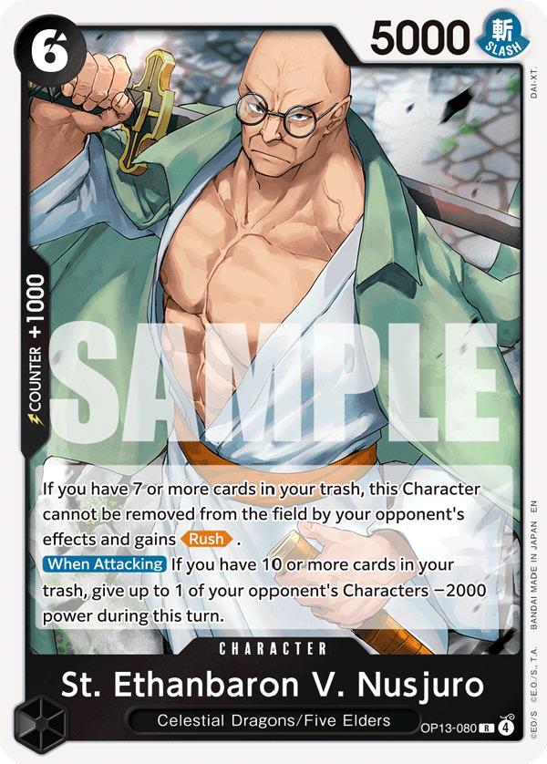 St. Ethanbaron V. Nusjuro OP13-080 One Piece TCG
