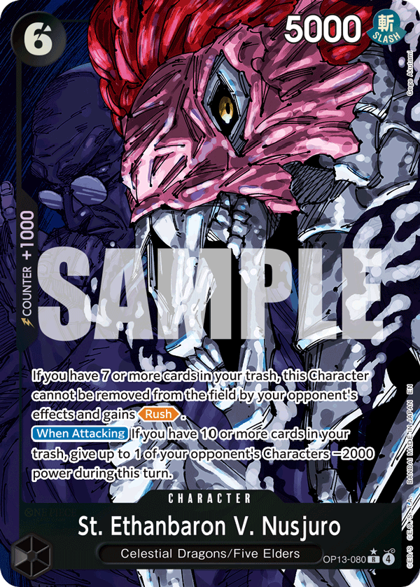 St. Ethanbaron V. Nusjuro (Alternate Art) OP13-080_p1 One Piece TCG