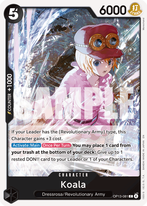 Koala OP13-081 One Piece TCG
