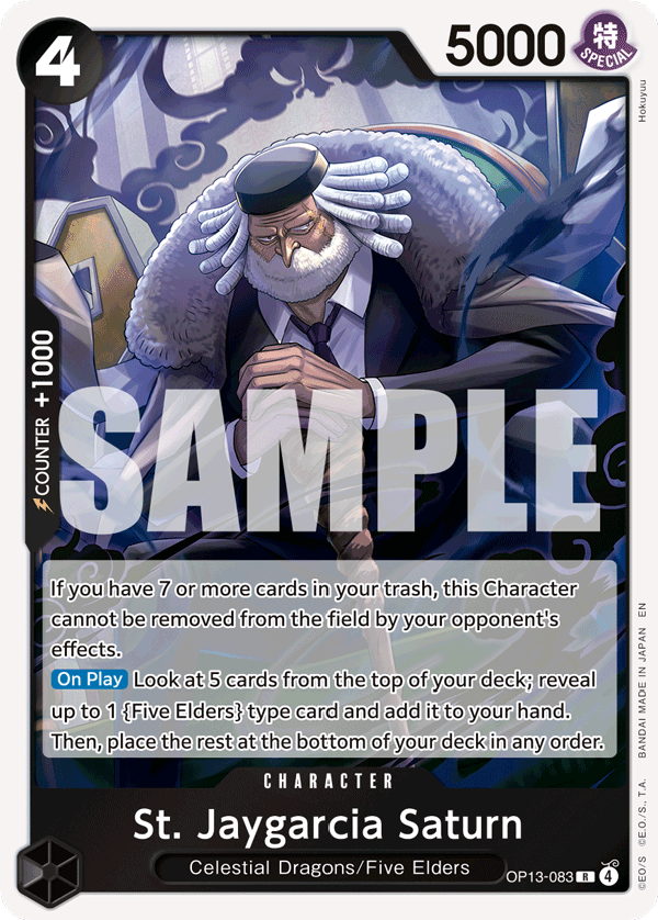 St. Jaygarcia Saturn OP13-083 One Piece TCG