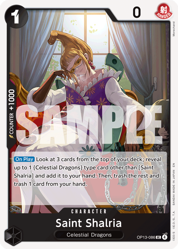 Saint Shalria OP13-086 One Piece TCG