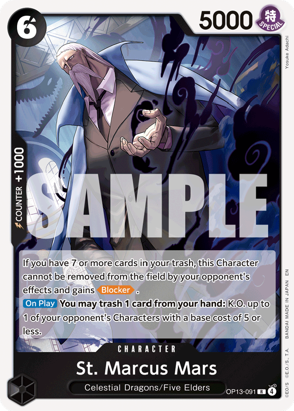 St. Marcus Mars OP13-091 One Piece TCG