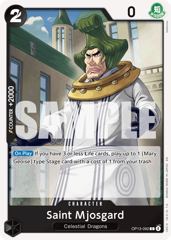 Saint Mjosgard OP13-092 One Piece TCG