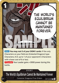 The World's Equilibrium Cannot Be Maintained Forever OP13-097 One Piece TCG
